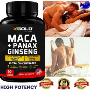 maca plus panax gensing 60 piece capsules (Made in USA) 100% original